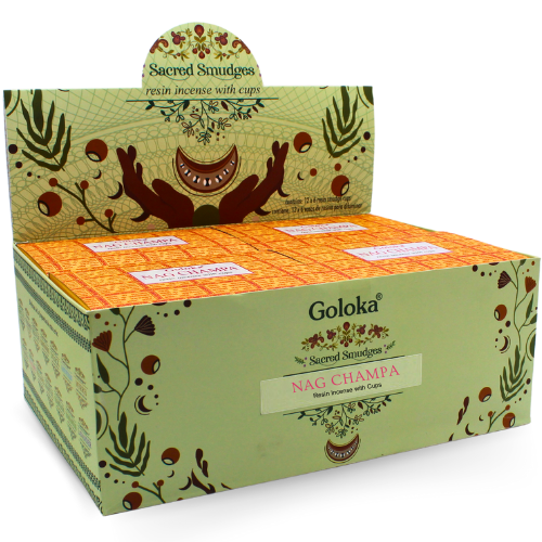 Goloka Nag Champa Smudge Cups