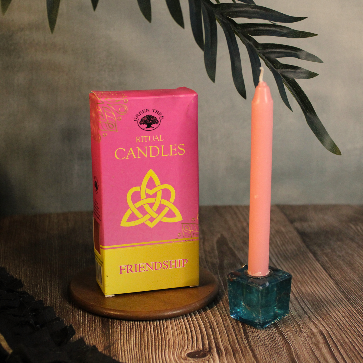 Green Tree Ritual Candles Friendship 10 pack