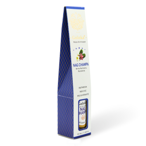 Goloka Nag Champa 50 ml Reed Diffuser Pack