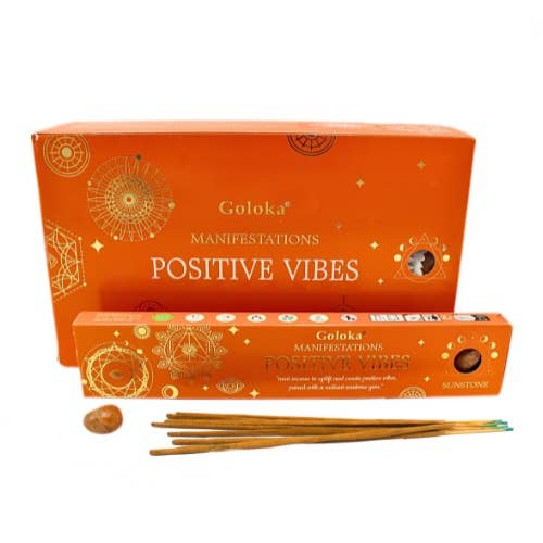 Goloka Manifestations Positive Vibes Gemstone Incense