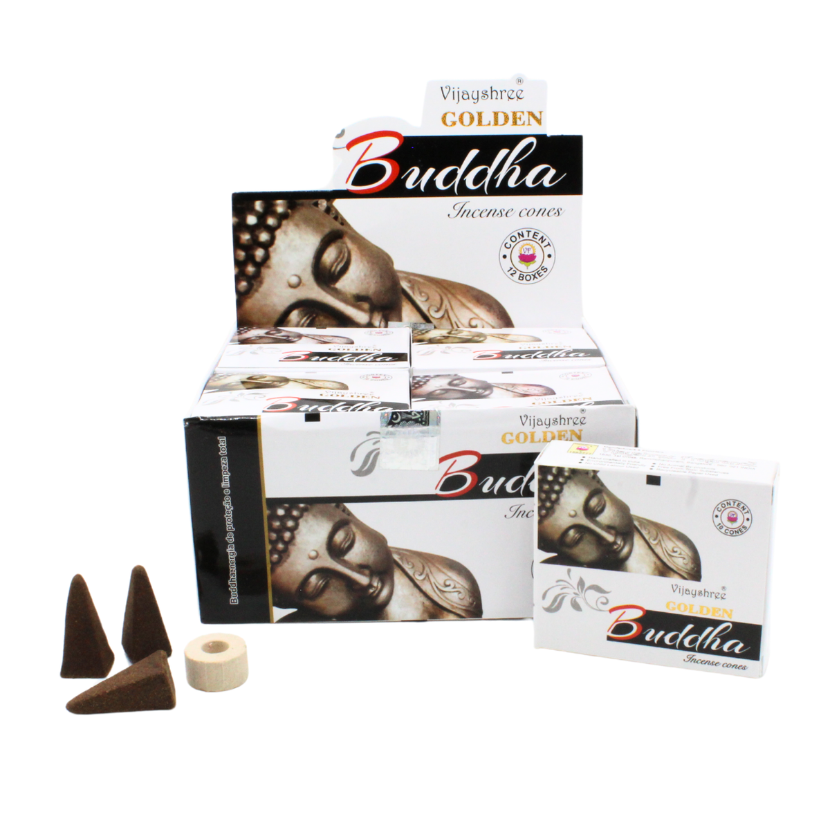 Golden Nag Buddha Cones
