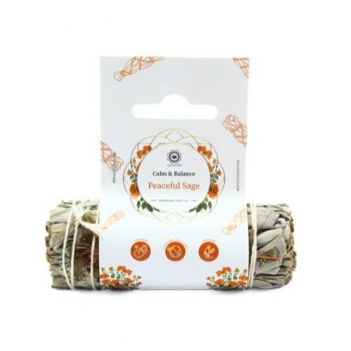 Peaceful Sage with label