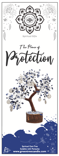 Sodalite Spiritual Protection Gem tree Large