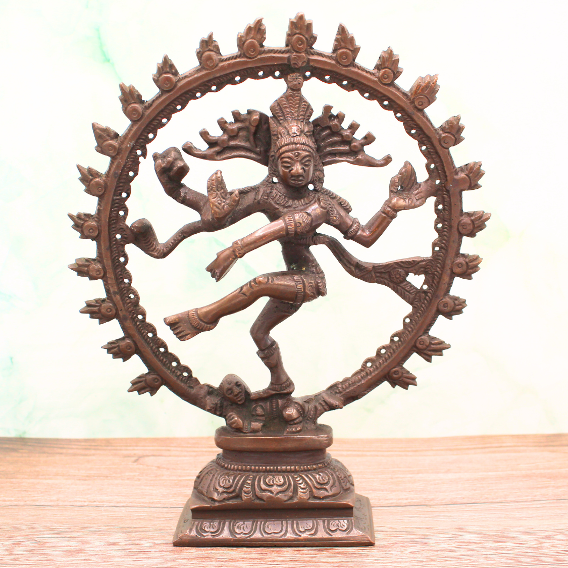 Brass Natraj bronze finish 10 inch