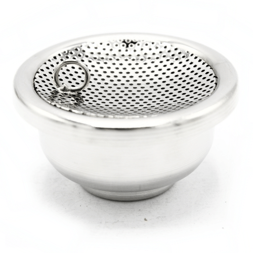 Incense Burner Cup and Tong Nickel ( 15 cm )