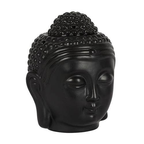 Buddha Head Oil Burner - Black