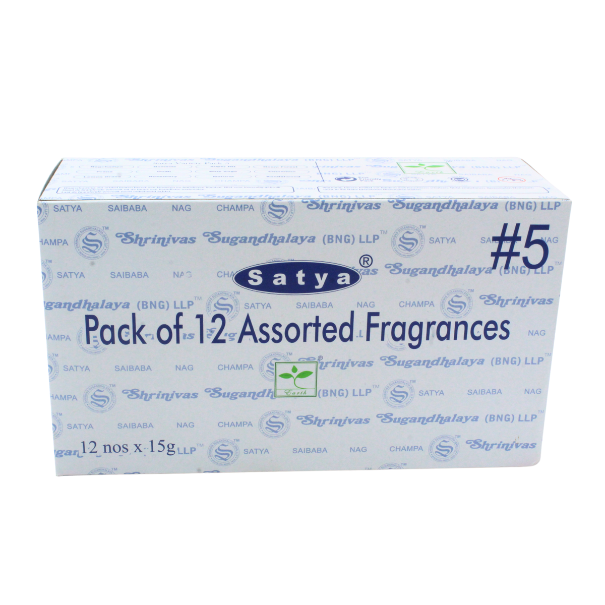 Satya Assorted Pack 5 Incense (12 boxes) 15 grams