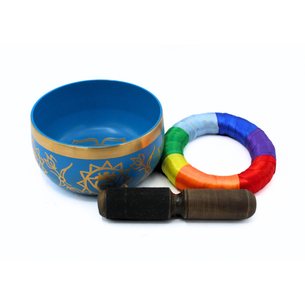 Throat Chakra Singing Bowl Blue - 5 inch