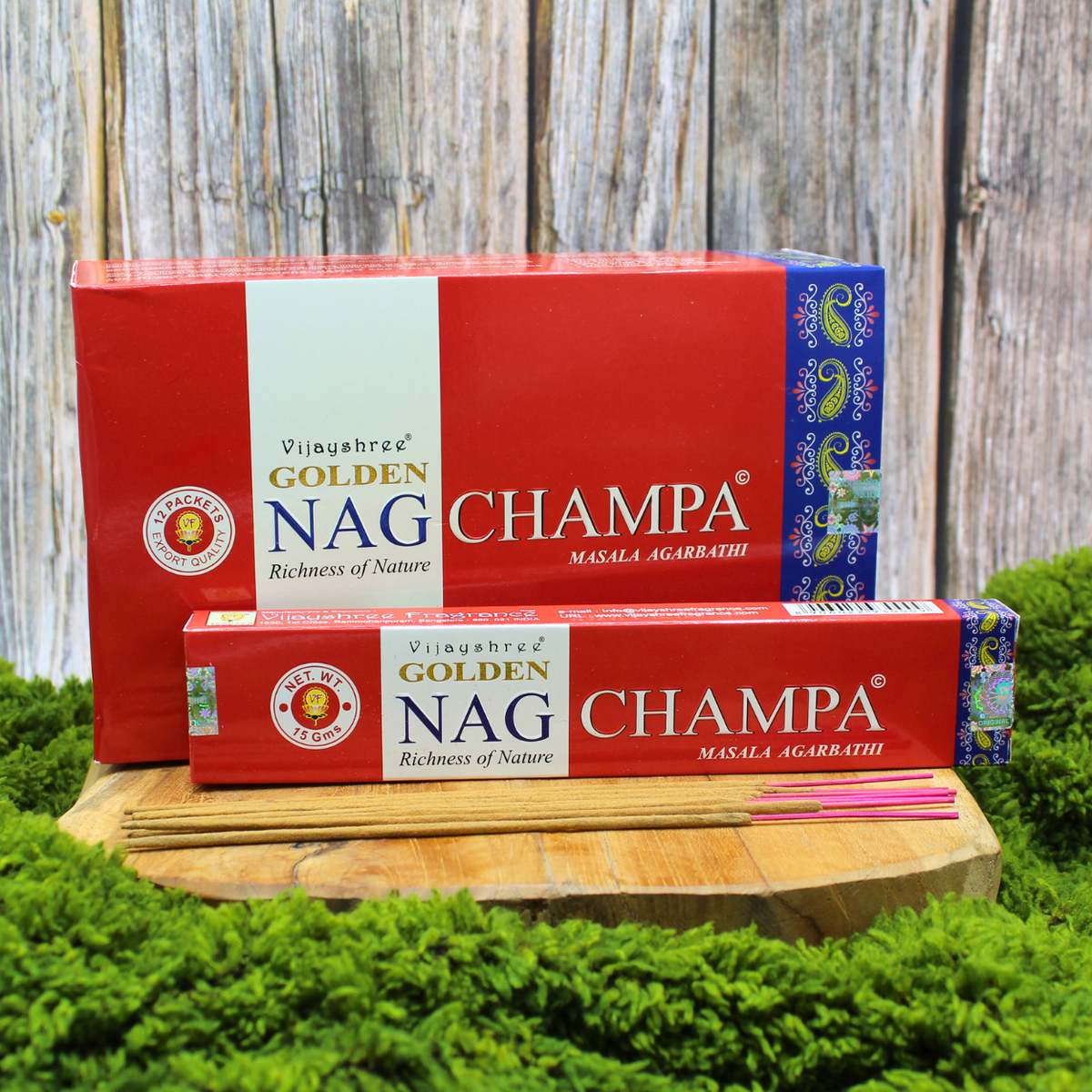 Golden Nag Champa Incense 15 grams