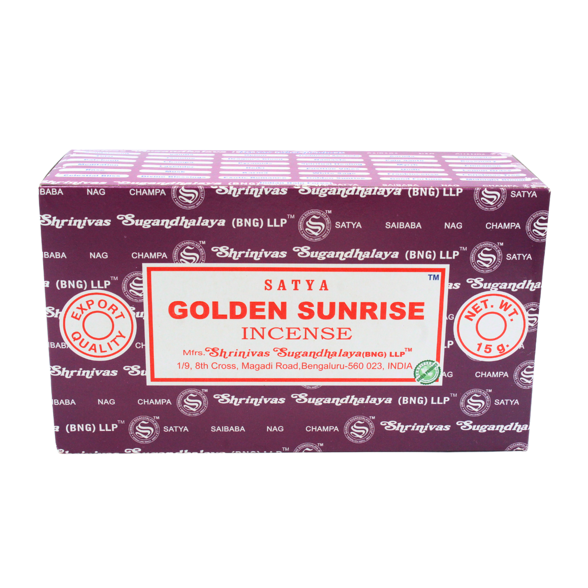 Satya Golden Sunrise Incense 15 grams