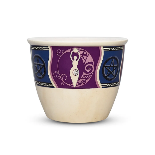 Ceramic Smudge Holder Goddess