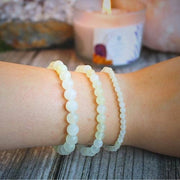 Green Jade beaded Bracelet 6 mm - China