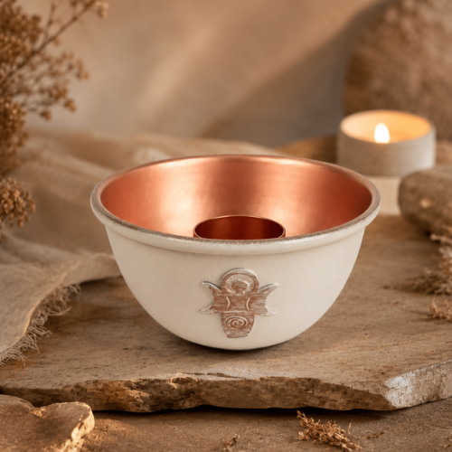 Ivory Goddess Smudging Bowl