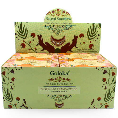 Goloka Palo Santo & Sandalwood Smudge Cups