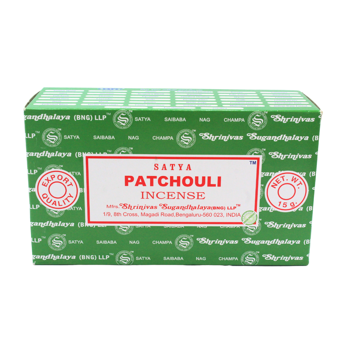 Satya Patchouli Incense 15 grams