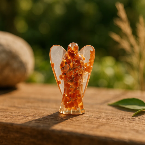 ORGONE ANGELS FIGURINES-CARNELIAN