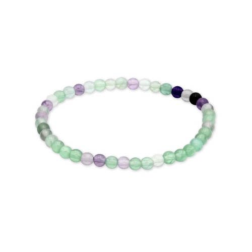 Fluorite Multi beaded Bracelet 4 mm - China
