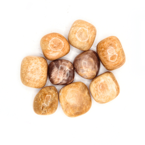 Sunstone 'A' Tumbled Stones 200 gr