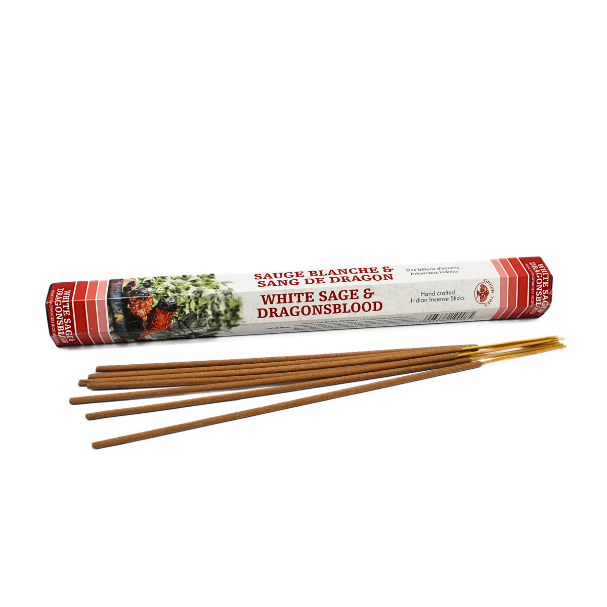 Green Tree White Sage & Dragonsblood Incense