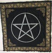 Cotton Altar cloth 24"x24"  PENTAGRAM