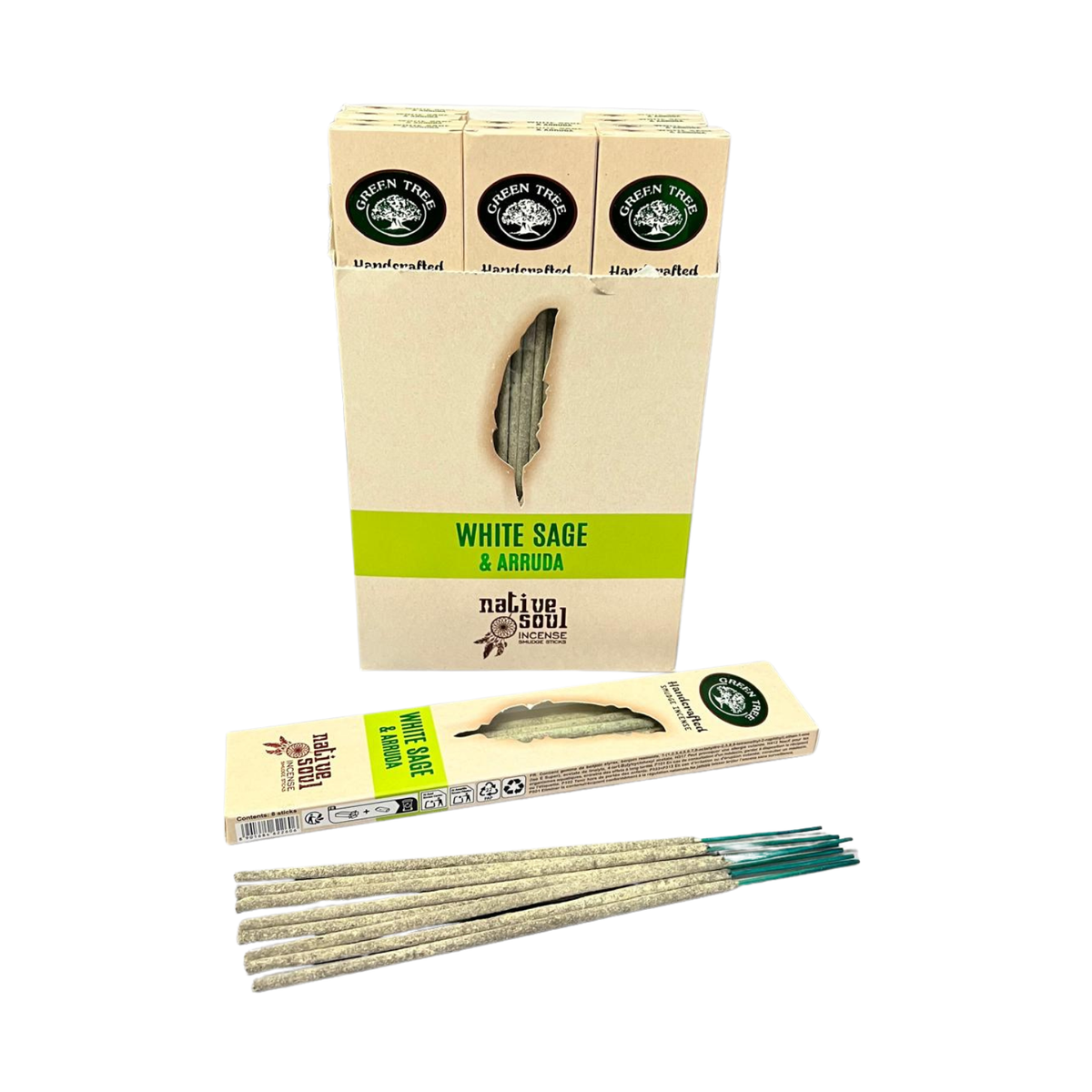 Smudge Incense Native soul White Sage & Arruda 15gr
