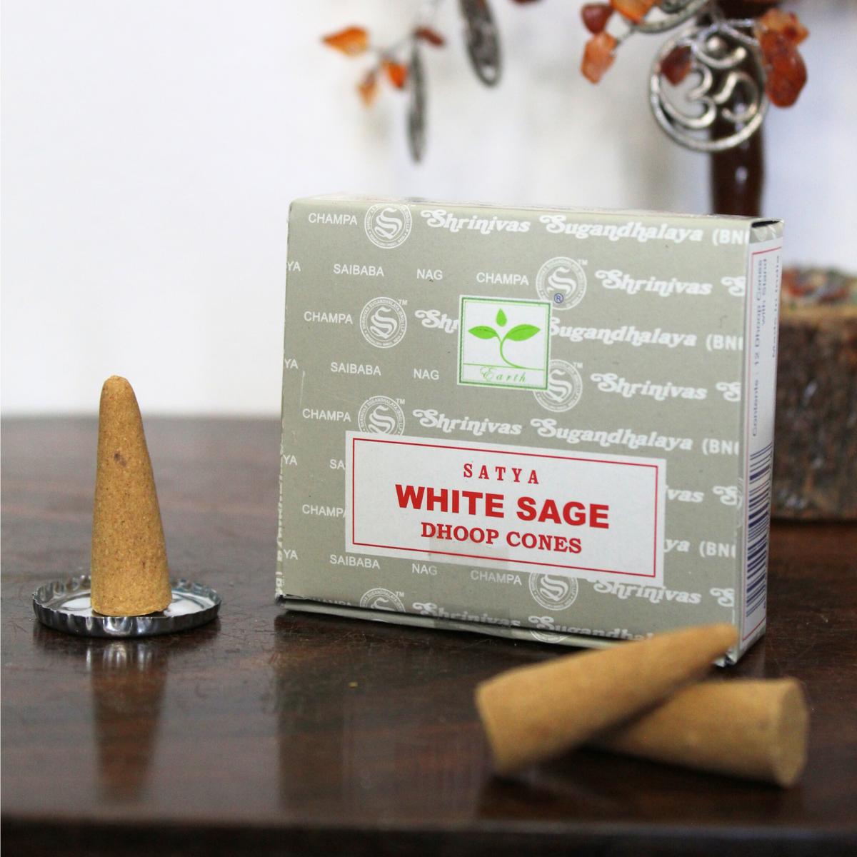 Satya White Sage Dhoop Cones