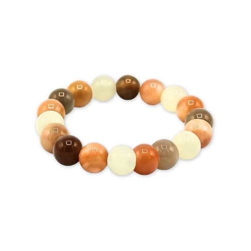 Multicolor Moostone Bracelet 8mm - Madagascar