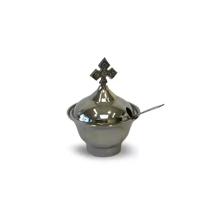 Incense Jar w/ Spoon 12cm