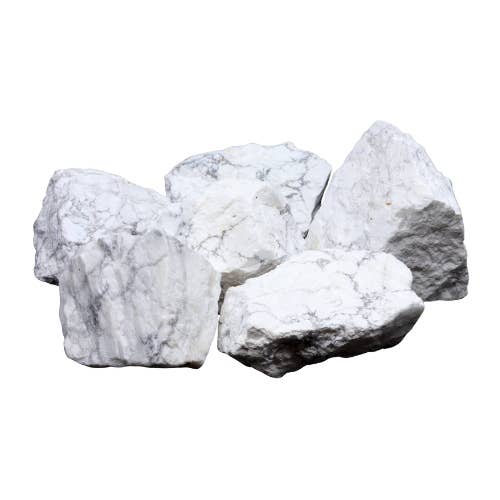 Howlite 'A' rough stone 1kg - South Africa