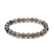 Smoky Quartz bracelet 8mm - Brazil