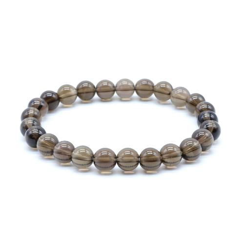 Smoky Quartz bracelet 8mm - Brazil