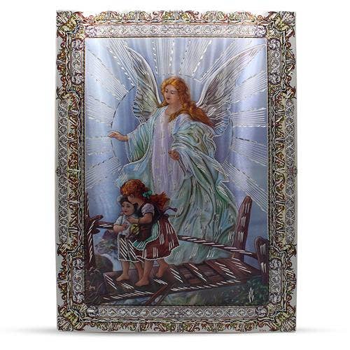 Aluminium Plate Guardian Angel 30 X 42