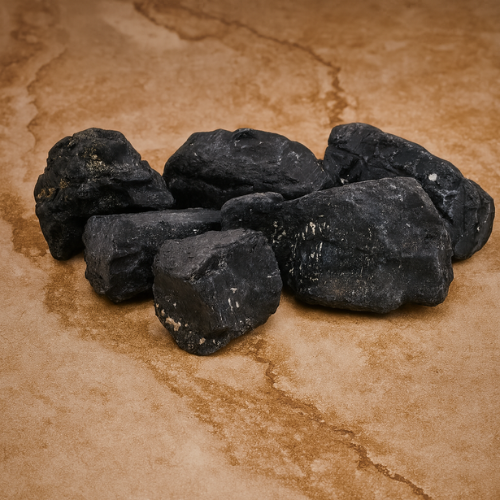 Black Tourmaline 'A' rough stone 1kg - Brazil