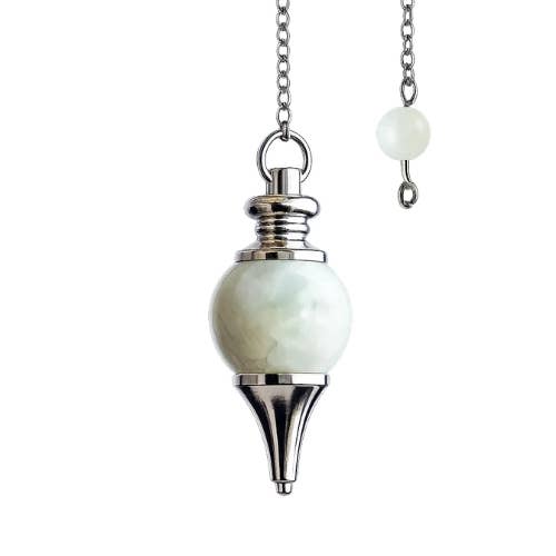 Green Jade sphere pendulum 4cm