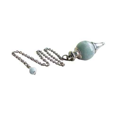 Aquamarine sphere pendulum 4cm
