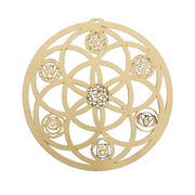 MDF Grid Seed Of Life & 7 Chakras