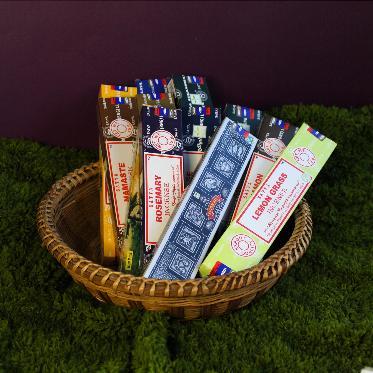 Satya Assorted Pack 5 Incense (12 boxes) 15 grams