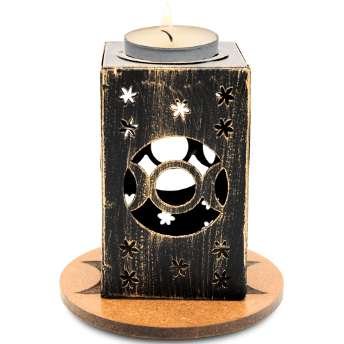 Triple Moon Tealight Holder Set
