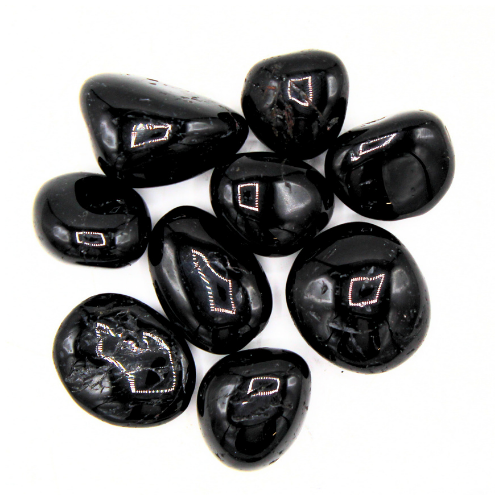Black Tourmaline 'AB' Tumbled Stones 200 gr