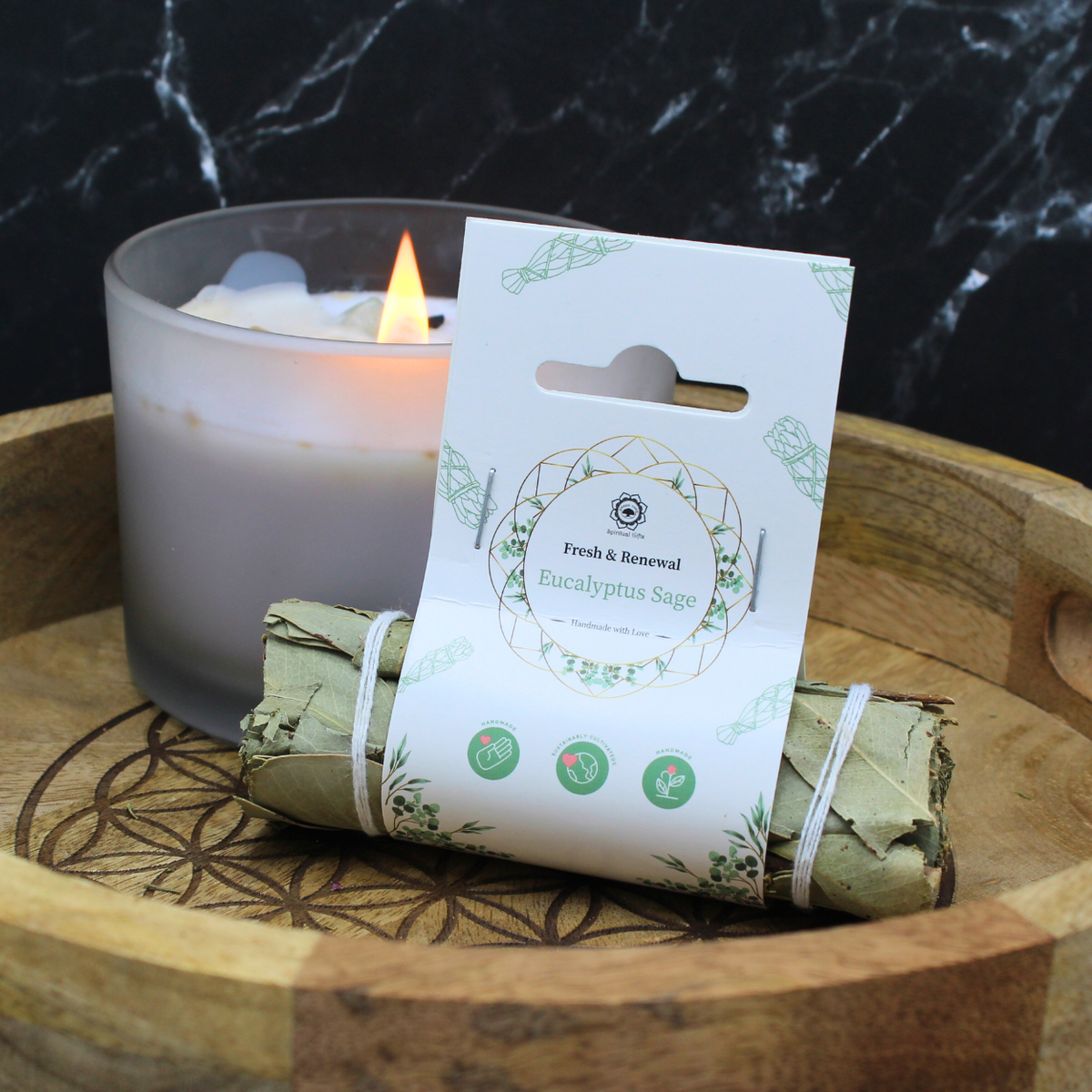 Eucalyptus Sage with label