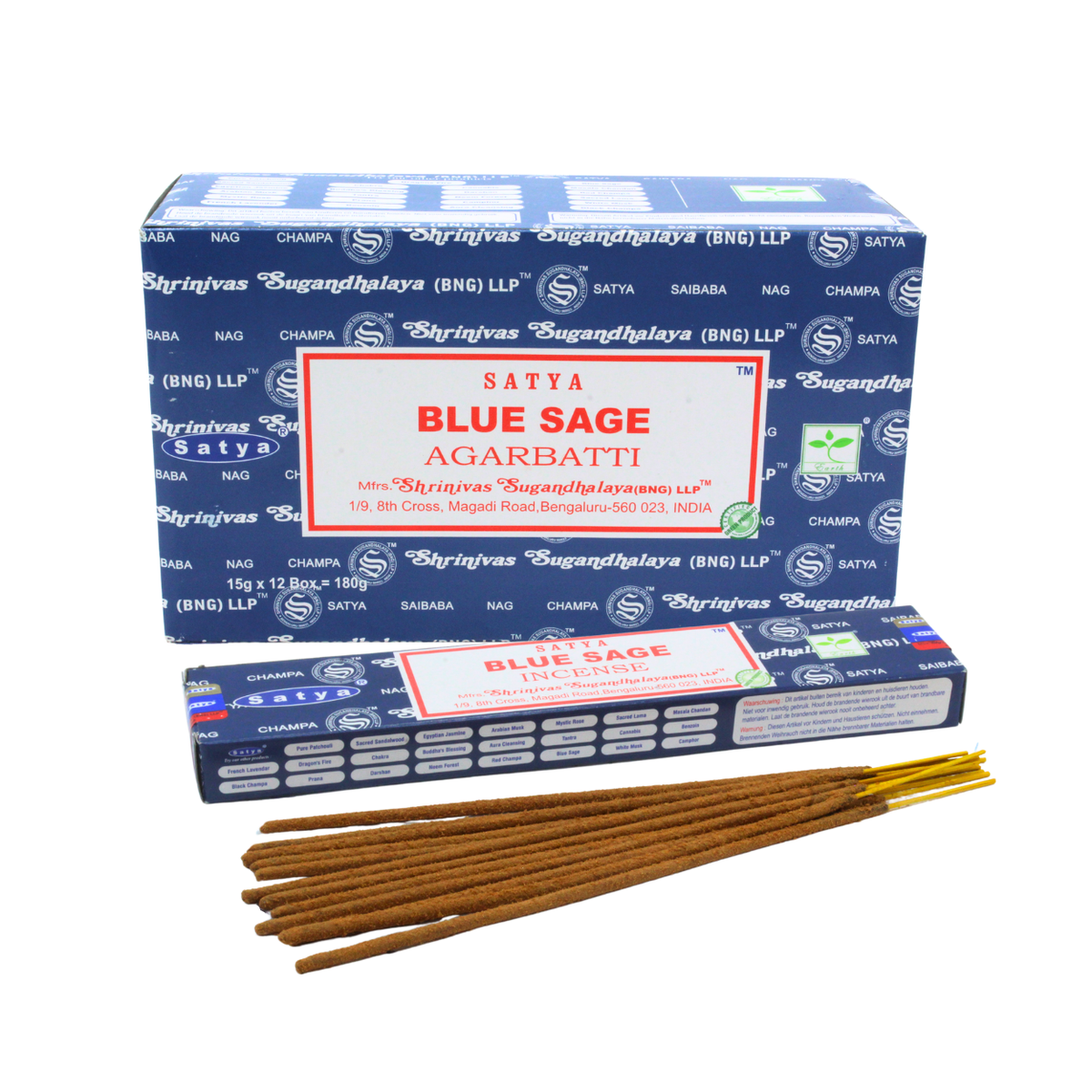 Satya Blue Sage 15 gram incense