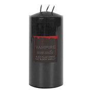 Vampire Tears Pillar Candle Black 15cm
