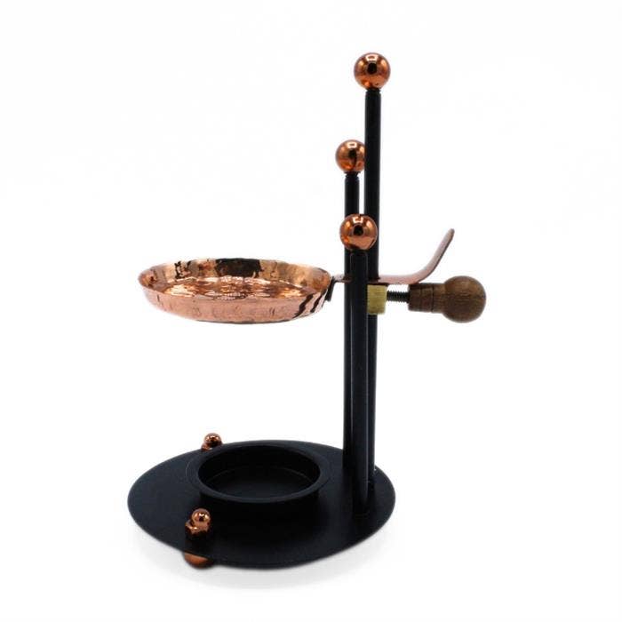Incense Burner With Copper Pan