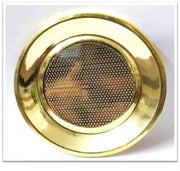 BRASS LID WITH NET BRASS FINISH 11.5cm