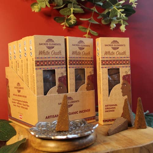 Sacred Elements White Oud Organic Cones