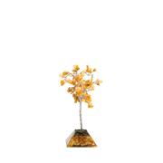 Golden Quartz Positive Energy Gem Tree Small