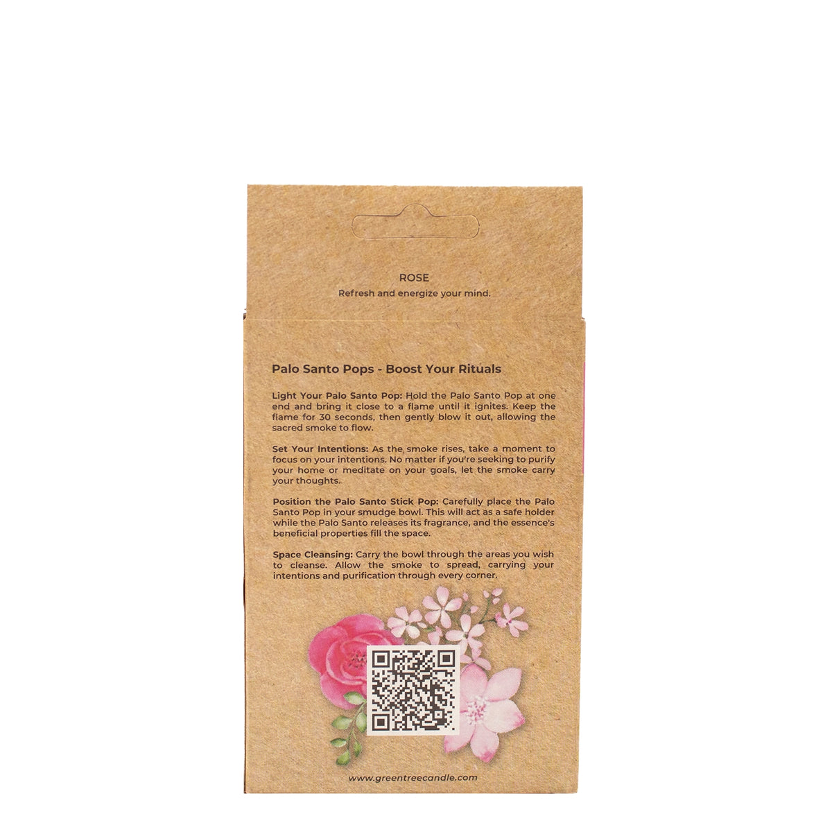 Rose Palo Santo Stick Pop 12 cm