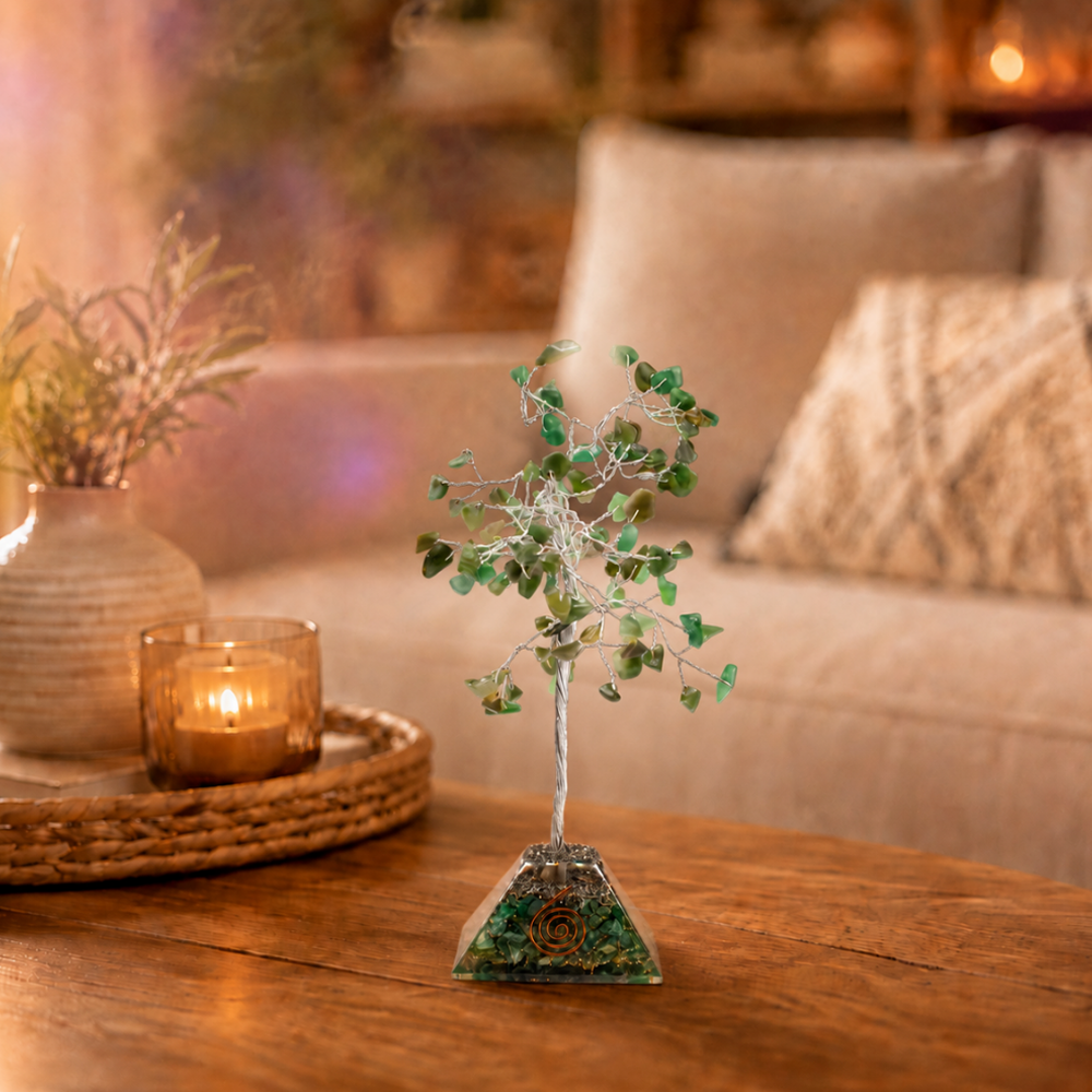 Green Jade Harmony Gem Tree Small