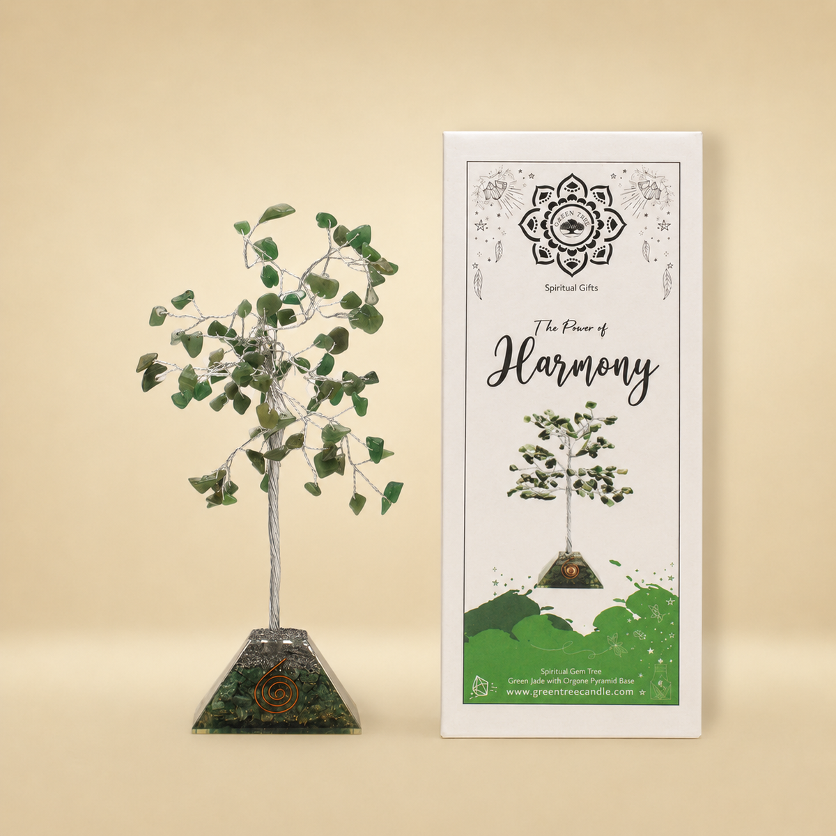 Green Jade Harmony Gem Tree Small