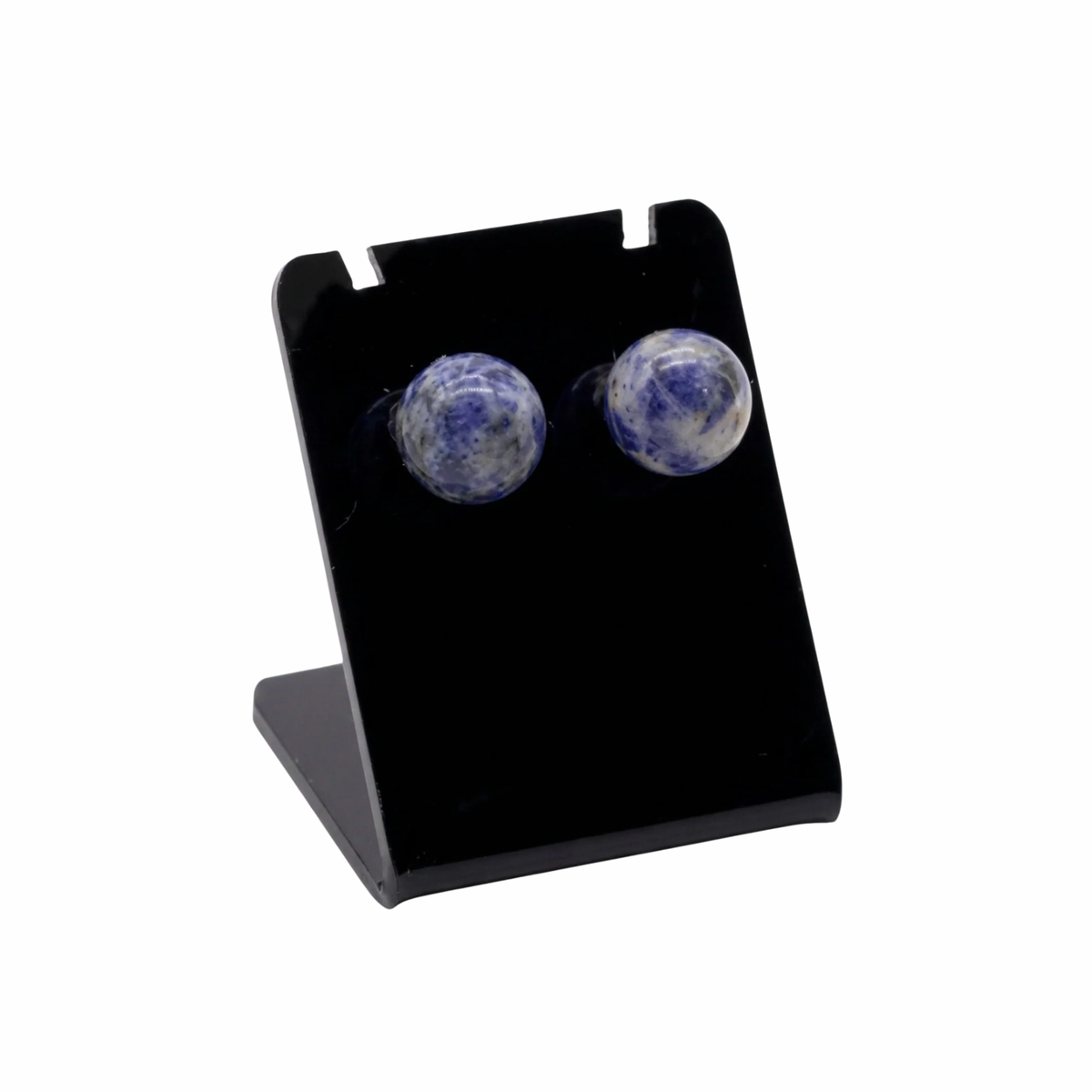 Sodalite Bead Earrings 10mm
